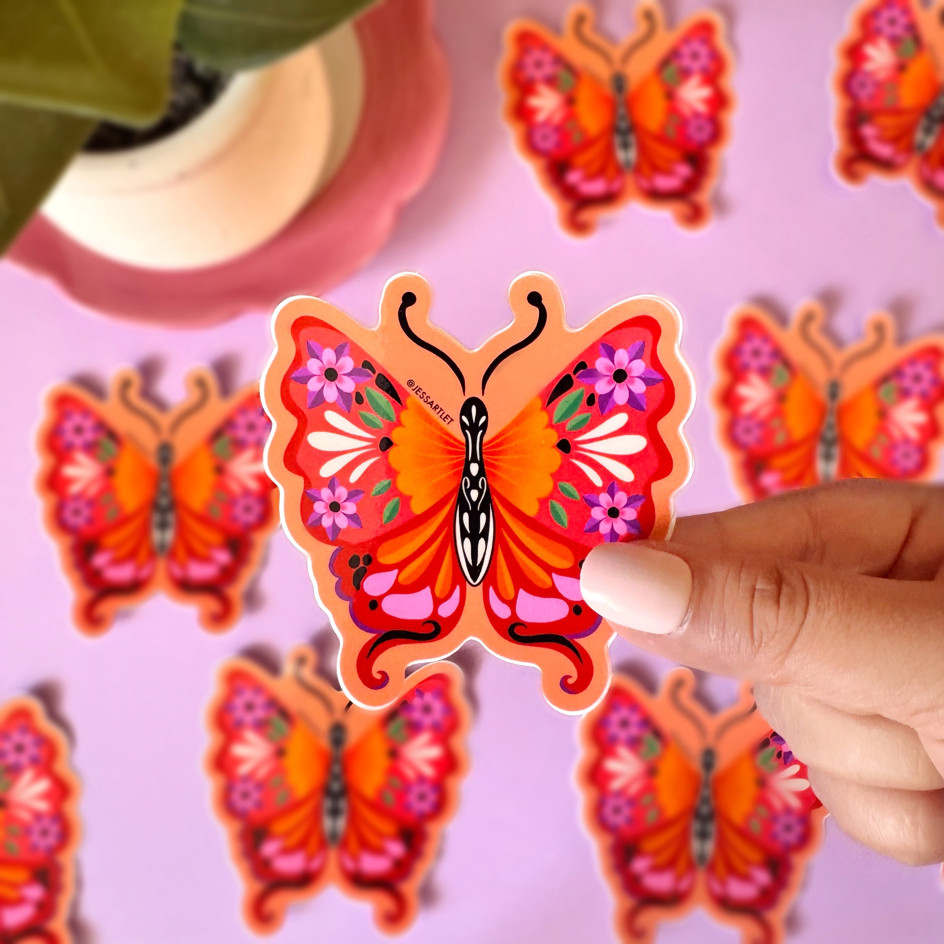 Butterfly Sticker