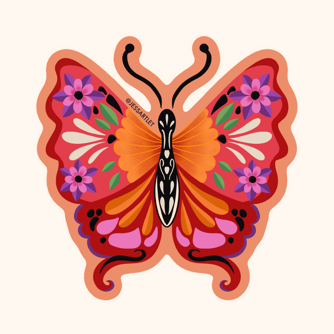 Butterfly Sticker