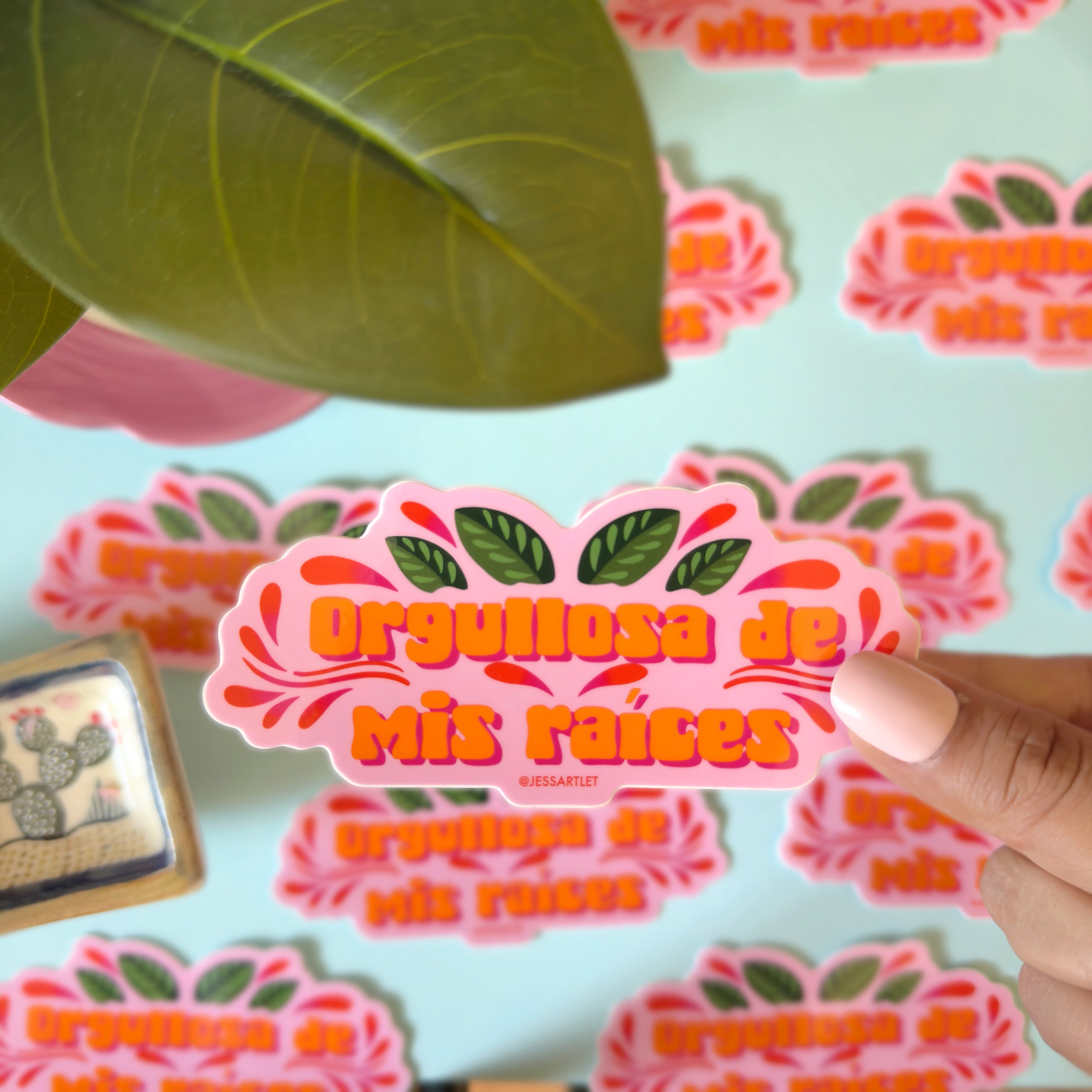 Orgullosa de Mis Raíces Sticker