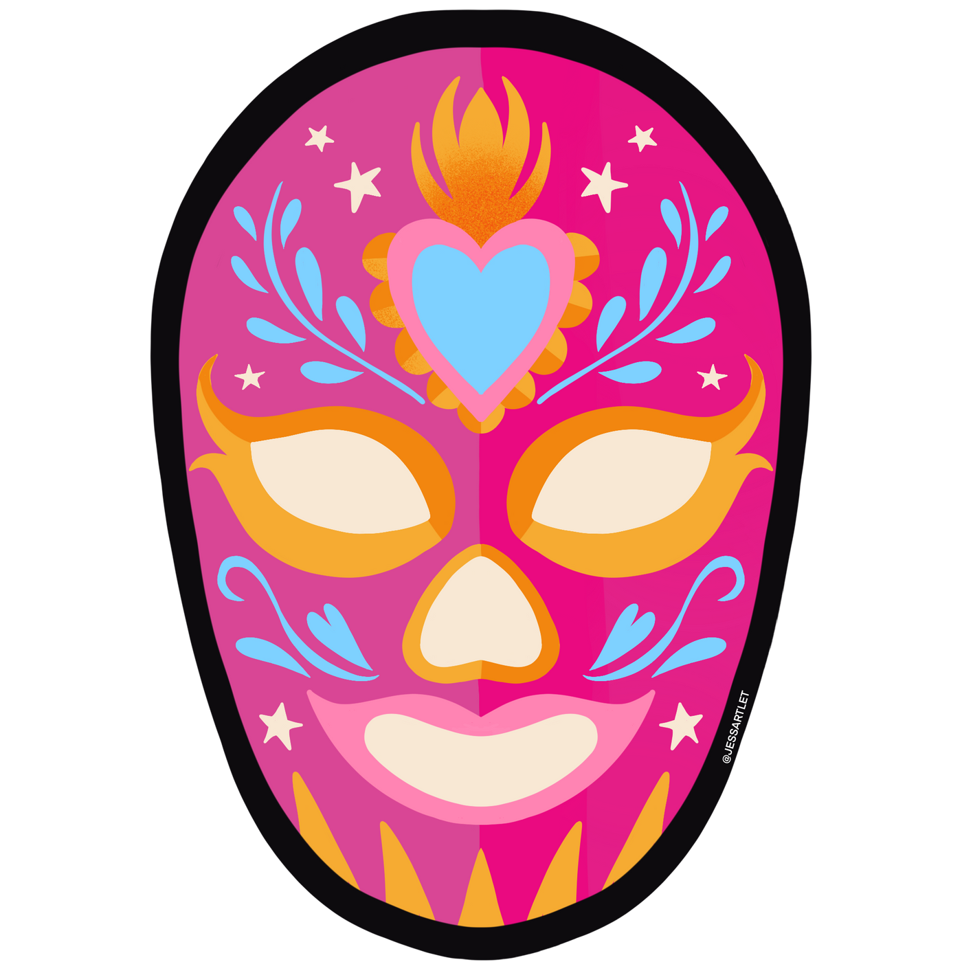 Luchadores Sticker