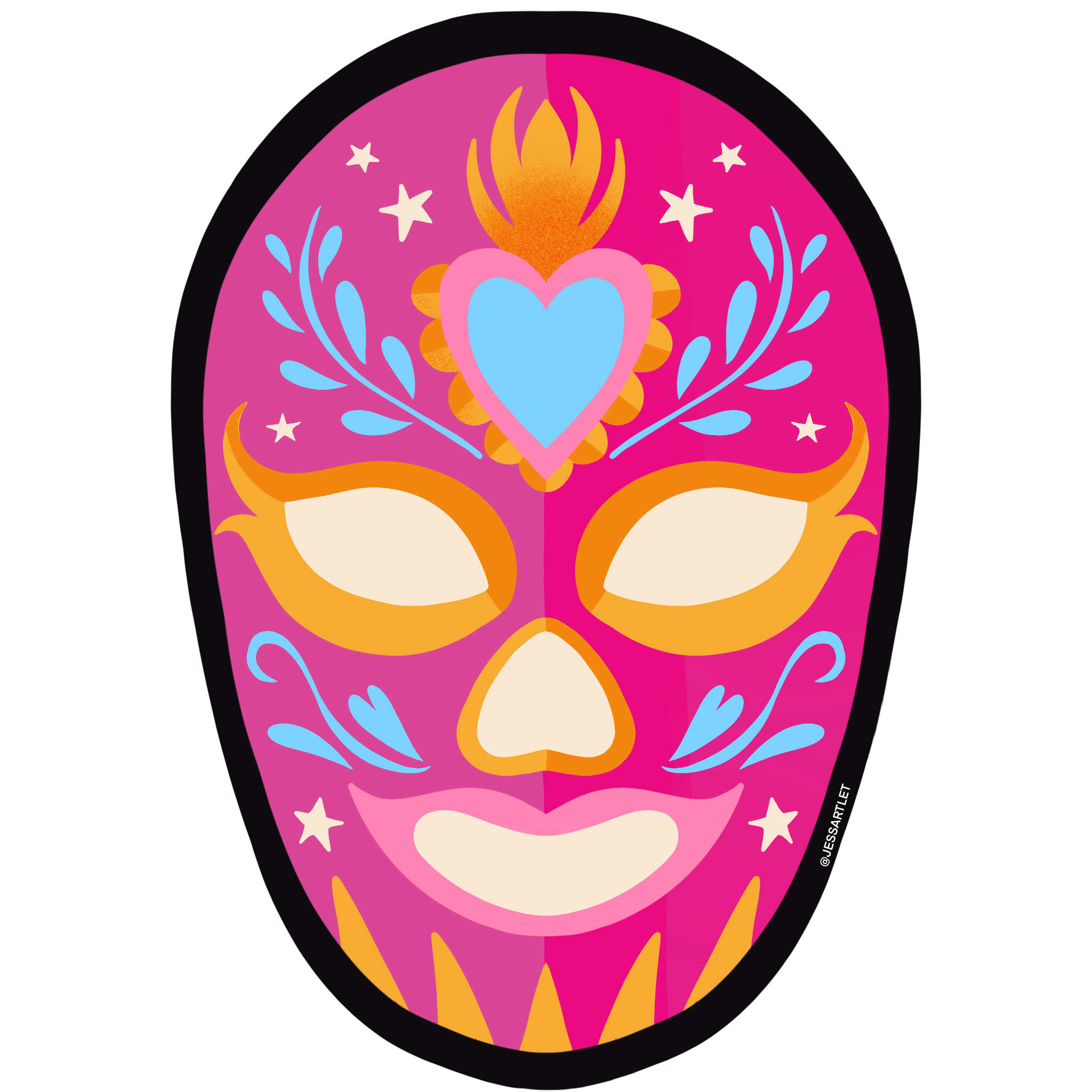 Luchadores Sticker