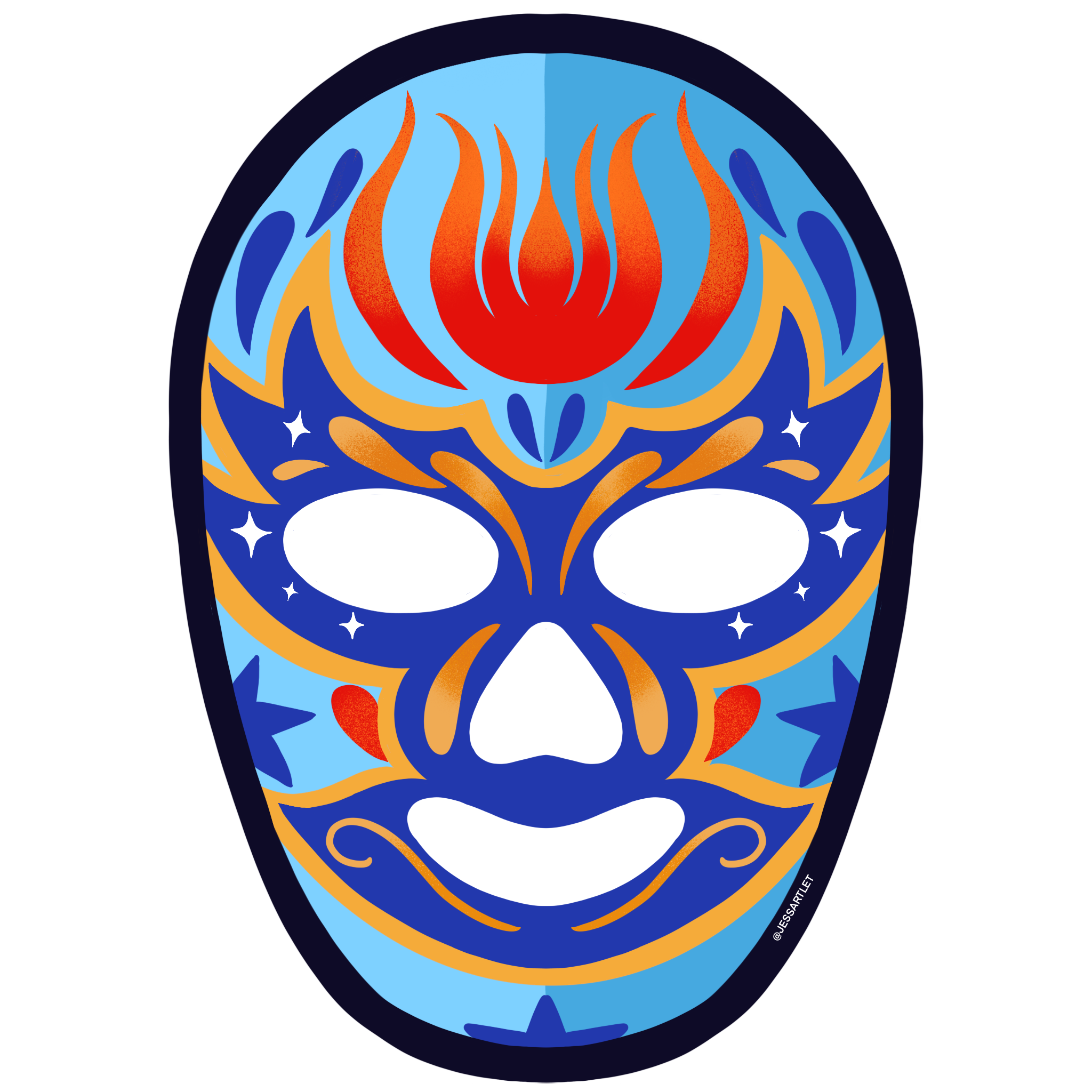 Luchadores Sticker