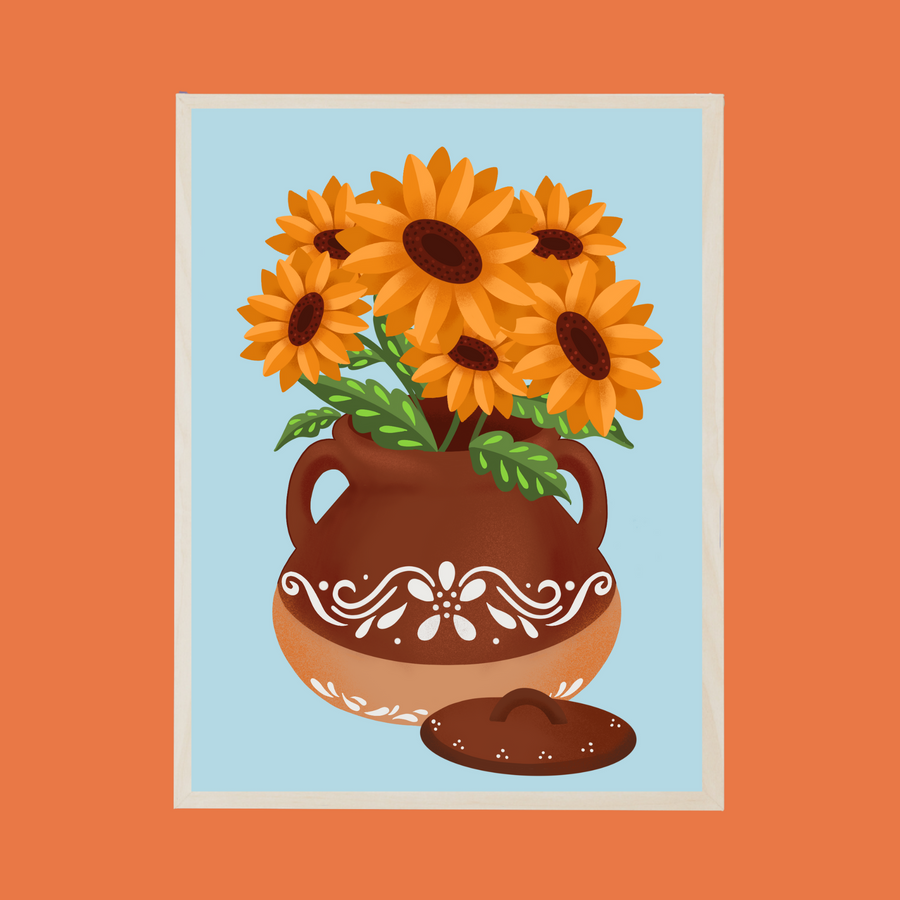 Girasol de Verano Print