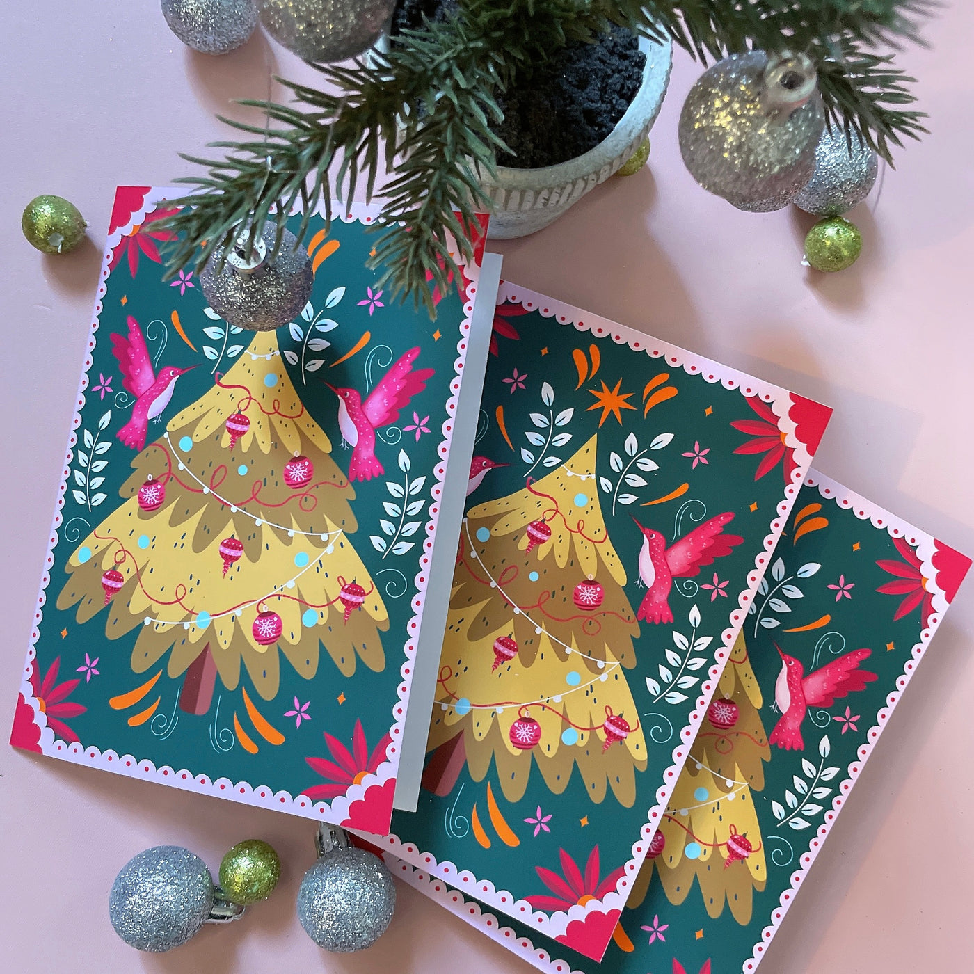 Arbolito Navideño Card