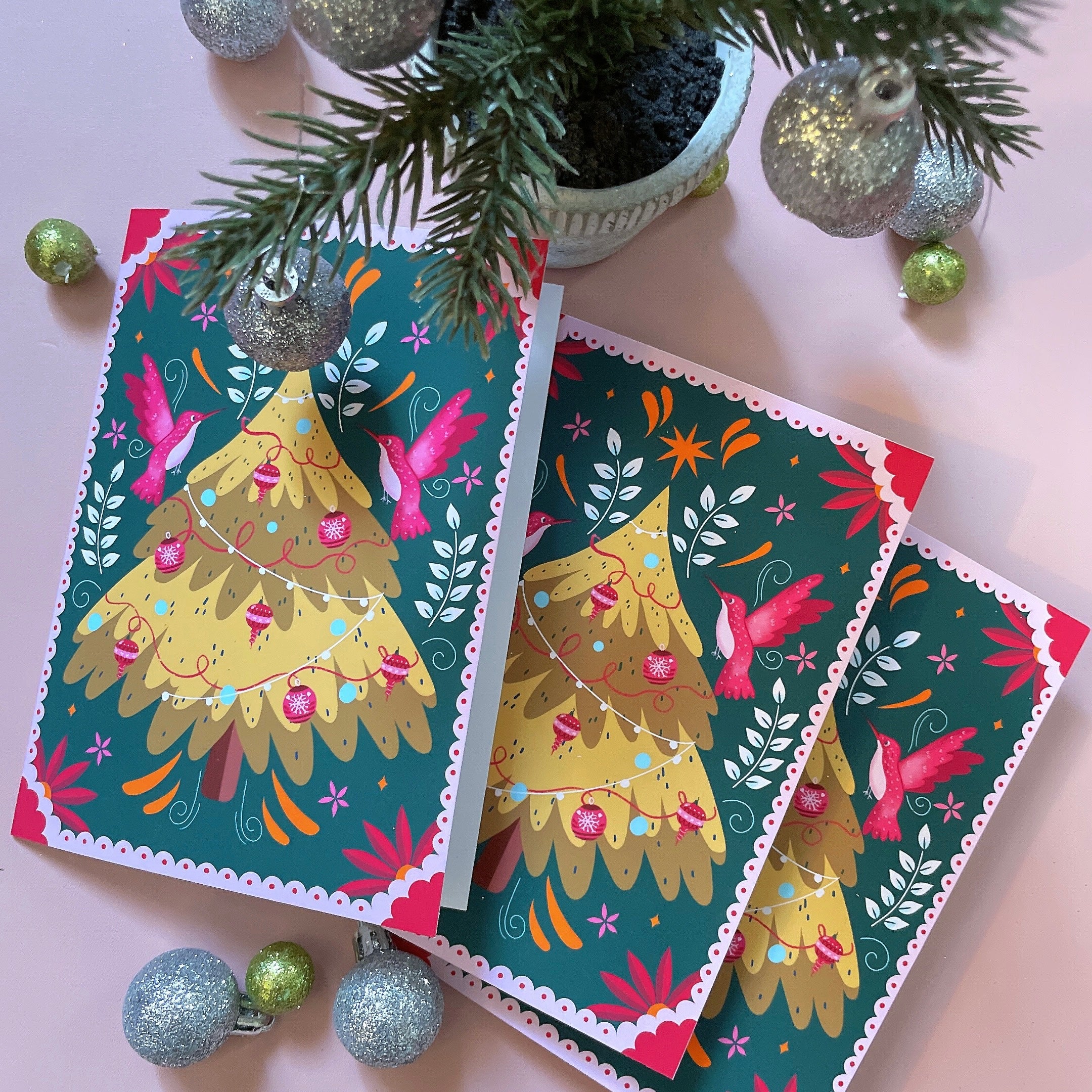 Arbolito Navideño Card