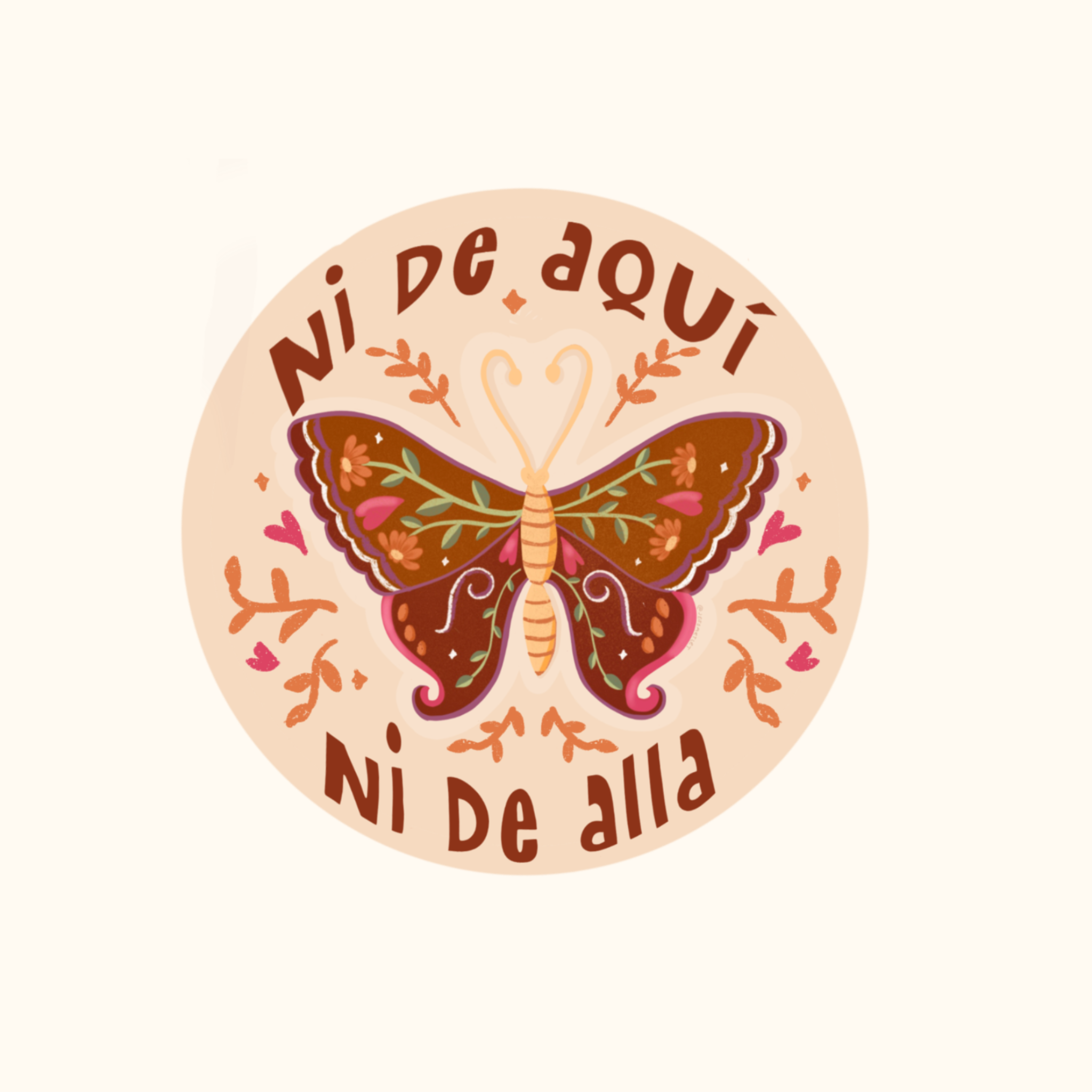 Ni de Aqui, Ni de Alla Sticker