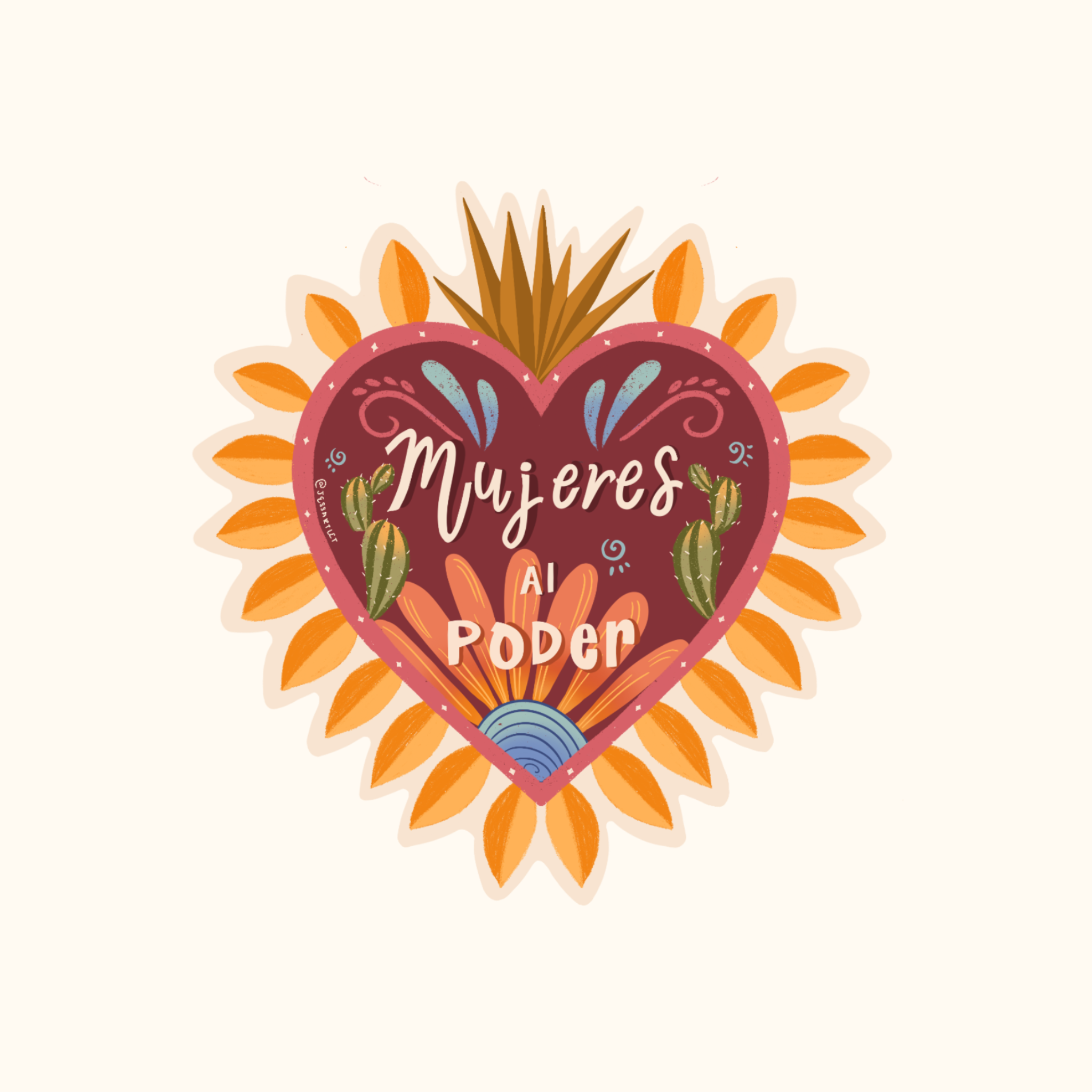 Mujeres al Poder Sticker