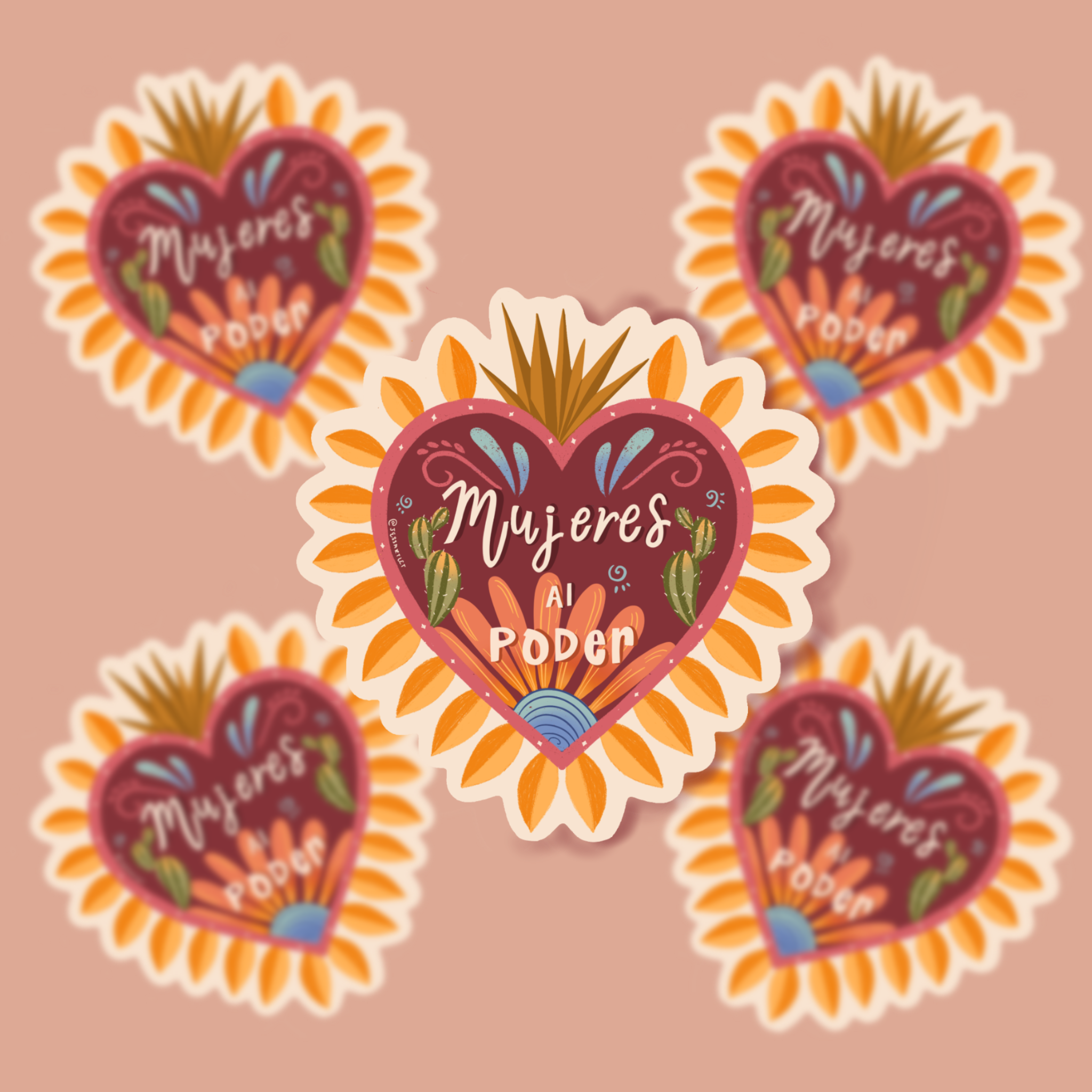 Mujeres al Poder Sticker