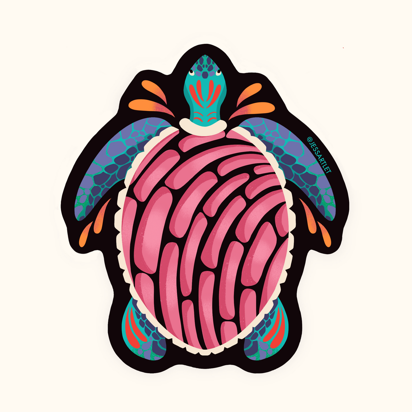 Tortuconcha Sticker